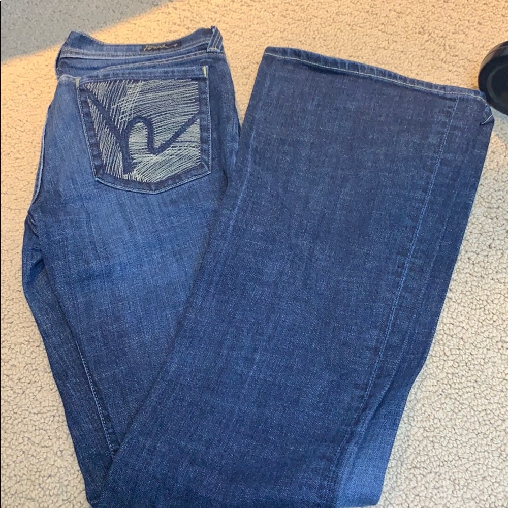 Citizens for Humanity Dark Wash Flare Leg Jeans